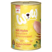 WOW.Pet WJ00400CH dogs moist food Nettle, Carrot, Chicken Junior 400 g