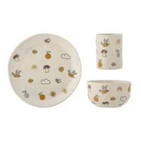 Bloomingville 82060925 tableware set 3 pc(s) Stoneware White