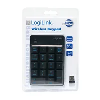 LogiLink ID0120 tastierino numerico Universale RF Wireless Nero