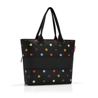 Reisenthel Tasche Shopper e1 Dots - Breite: 50 cm - Detailfarbe: Mehrfarbig - Schwarz - Material: Polyester - Höhe: 35 cm - 26.5 cm - Länge: 16.5 cm