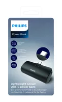 Philips Powerbank DLP2510C/04 2500 mAh - Akkutyp: Lithium-Ion (Li-Ion) - Akkukapazität: 2500 mAh - Detailfarbe: Schwarz - USB Ladeanschluss: 1 - USB-C PowerDelivery: Nein - Max. Output USB-C PowerDelivery: 0 W