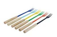 Kadastar Käsefonduegabel Protect Wood Colors 6 Personen - Anzahl Personen: 6 - Material: Nylon - Griffmaterial: Holz - Detailfarbe: Braun - Mehrfarbig - Fondue Variante: Käsefondue