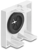 DeLOCK Easy 45 Cable Bushing round Ø 18 mm white / black