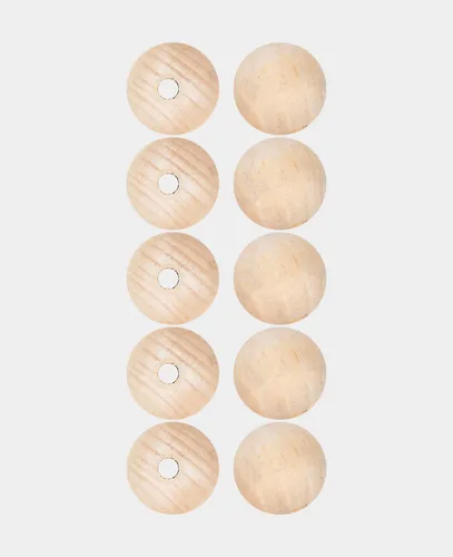 lalana Holzperlen Hölzerne Perlen 20 mm, 10 Stück - Material: Holz - Produkttyp: Holzperlen