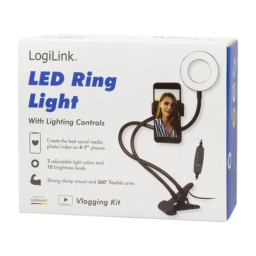 LogiLink AA0150 lighting ring 24 LED