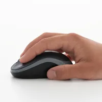 Logitech Mouse M185 Wireless Swift Grey INT Deutschland und Osteuropa Verpackung