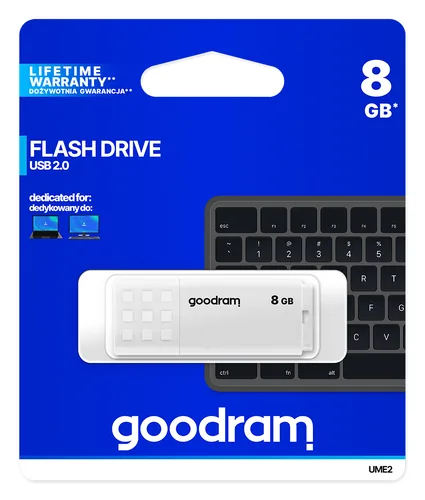 Goodram USB flash drive UME2 8 GB USB Type-A 2.0 White