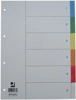 Q-CONNECT KF01835 divider Polypropylene (PP) White 1 pc(s)