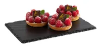 APS-Germany 00993 Slate Black Rectangular Slate plate