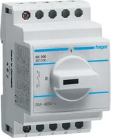 Hager SK200 electrical switch Rotary switch 1P Grey
