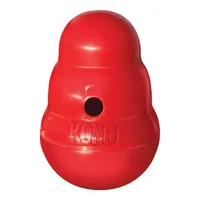 Kong Futterball Wobbler S, 16 cm - Produkttyp: Strategiespielzeug - Tierart: Hund - Detailfarbe: Rot