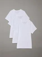 Calvin Klein Wäsche T-Shirt S/S Crew Neck 3Pk Weiss, S - Zielgruppe: Herren - Zertifikate: Keine Zertifizierung - Trocknergeeignet: Ja - Waschbar bei: 30 °C - Grösse: S - Eigenschaften: Keine Eigenschaft