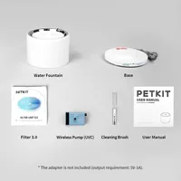 PETKIT Eversweet Trinkbrunnen 3 PRO (UVC) 1.8 l - Produkttyp: Wasserautomat - Tierart: Katze - Detailfarbe: Weiss