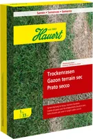 Hauert Trockenrasen 1 kg - Max. ausreichend für: 40 m² - Volumen: 1 kg - Rasenart: Universal-Rasen