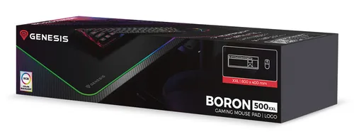 Genesis Mauspad BORON 500 ""RGB"" XXL 800mm x 400mm