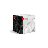 Ibili Teller-Set Castilla 20.3+23.2+27 cm 18 Stück, Weiss - Material: Porzellan - Teller Typ: Speise-Service - Detailfarbe: Weiss - Verpackungseinheit: 1 Stück - Form: Rund