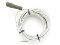 Toolland Rohrreinigungsspirale 403 PVC Metall Grau Schwarz 10 m - Einsatzort: Waschbecken - Art: Rohrreinigungsspirale - Detailfarbe: Grau - Schwarz - Material: Metall - PVC