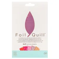 We R Memory Keepers Folie Foil Quill 10.1 x 15.2 cm, 30 Blatt - Geeignet für Drucker: Nein - Detailfarbe: Kupfer - Pink - Rosa - Rot - Aussenanwendung: Nein - Selbstklebend: Nein - Aufbügelbar: Nein - Folientyp: Transferfolie
