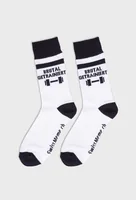 Swissmeme Socken Brutal getrainiert, Grösse 37-42 - Produkttyp Geschenke: Socken - Empfänger Geschenke: Für Männer - Für Frauen - Anlass: Weihnachten - Geburtstag - Fun