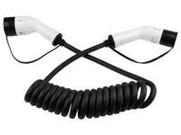 FURBER.power Ladekabel THOR Typ 2 22kW 5 m Spiral - Kabellänge: 5 m - Ladeleistung: 22 kW - Stromstärke: 32 A - Anschluss Seite B: Typ 2 - Anschluss Seite A: Typ 2