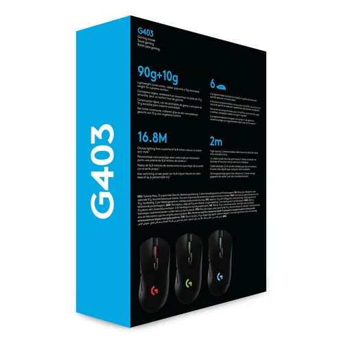 Logitech Maus G403 Hero - Schwarz