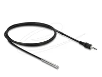 Delock Temperaturfühler-Kabel mit 3,5 mm 3 Pin Klinkenstecker DS18B20 1 m