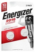 ENERGIZER BATTERIES SPECIALIZED CR2016 2 PIECES
