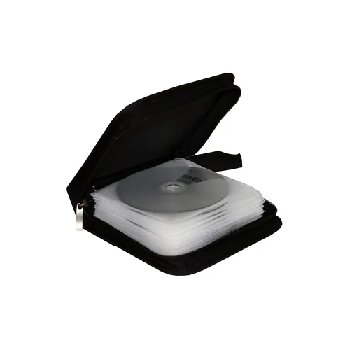 MediaRange BOX50 optical disc case Wallet case 24 discs Black