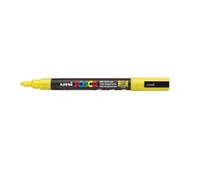 Uni Permanent-Marker POSCA 0.9-1.3 mm Gelb - Strichstärke: 0.9 mm - 1.3 mm - Verpackungseinheit: 1 Stück - Oberfläche: Karton - Metall - Kunststoff - Holz - Keramik - Stein - Glas - Textil - Papier - Set: Nein - Detailfarbe: Gelb - Eigenschaft-Stift: Lich