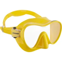 CRESSI Tauchmaske F1 Gelb - Detailfarbe: Gelb - Zielgruppe: Unisex - Produkttyp: Tauchmasken - Material: Glas - Silikon - Schuhgrösse (EU): Keine