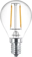 Philips Lampe LEDcla 25W E14 P45 WW CL ND Warmweiss (WW) - Energieeffizienzklasse EnEV 2020: E - Lampensockel: E14 - Farbtemperatur Kelvin: 2700 K - Gesamtleistung: 2 W - Dimmbar: nicht dimmbar - Zusätzliche Ausstattung: EyeComfort