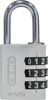 Abus Zahlenschloss 144/30 B/DFNLI Silber Aluminium - Schlossart: Zahlenschloss - Set: Nein - Aussenanwendung: Ja
