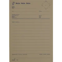 Simplex Notizblock A6 70 Blatt, Telefon - Detailfarbe: Weiss - Verpackungseinheit: 1 Stück - Motiv: Ohne Motiv - Papierformat: A6 - Anzahl Blatt: 70 × - Lineaturgrösse: 5 mm