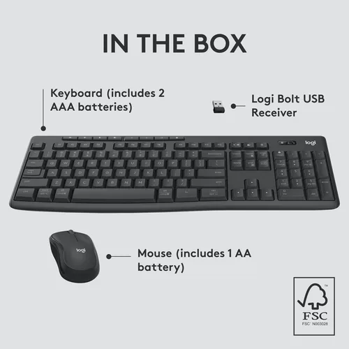 LGN Logitech MK370 Wireless Combo for Business US Layout