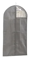 Zeller Present Kleiderschutzhülle Vlies, 58 x 118 cm, Grau - Breite: 58 cm - Vakuumierfähig: Nein - Höhe: 118 cm - Material: Kunststoff