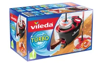 Vileda Easywring & Clean Turbo mop Wool Red, White