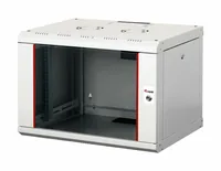 Equip 19"" Netzwerkschrank Glastür PM 600x450mm 7HE grau
