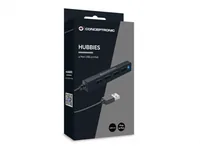 CONCEPTRONIC 4-Port Hub USB-A2.0->4xA2.0 schlank o.Netz. sw