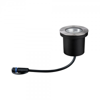 Paulmann Gartenspot Plug & Shine Rund, 3000 K - Leuchten Kategorie: Wegeleuchte - Dimmbar: dimmbar - Lichtfarbe: Warmweiss (WW) - Gesamtleistung: 3.6 W - Zusätzliche Ausstattung: Keine - Leuchtenfarbe: Silber