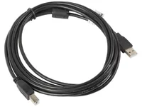 Lanberg CA-USBA-11CC-0030-BK USB cable USB 2.0 3 m USB B Black