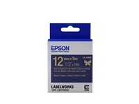 Epson LabelWorks LK-4HKK - Seidig - gold auf marineblau - Rolle (1,2 cm x 5 m)