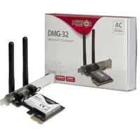 Inter-Tech Wi-Fi 5 PCIe Adapter DMG-32 2dBi Antenne 650Mbps retail