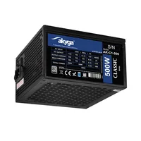 Akyga AK-C1-500 unité d'alimentation d'énergie 468 W 24-pin ATX ATX Noir