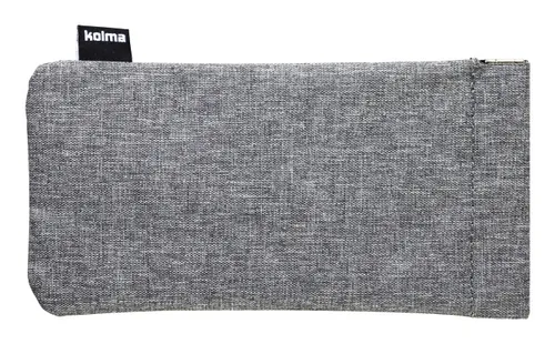 KOLMA Brillenetui RPET 14.304.03 grau rezyk. PET 18.2x9x0.6cm