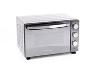 Rommelsbacher Backofen 20.BGS 1500 30 l, Silber - Funktionen: Backen - Grill - Auftauen - Umluft - Ober-/Unterhitze - Ausstattung: Backblech - Überhitzungsschutz - Gitterrost - Drehspiess - Innenbeleuchtung - Breite: 50.8 cm - Höhe: 33 cm - Tiefe: 40.9 cm