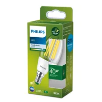 Philips E14 Kerze LED, Ultra-Effizient, Neutralweiss, 40W Ersatz - Energieeffizienzklasse EnEV 2020: A - Lampensockel: E14 - Farbtemperatur Kelvin: 4000 K - Gesamtleistung: 2.3 W - Dimmbar: nicht dimmbar - Zusätzliche Ausstattung: EyeComfort