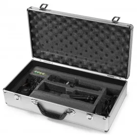 Power Dynamics Funksystem PD632C - Wandlerprinzip: Dynamisch - Richtcharakteristik: Niere - Bauweise: Ansteckmikrofon - Headset - Taschensender - Hand-/Stativmikrofon - Anschlüsse: XLR - 6.3 mm Klinke - Signalverarbeitung: Digital - Betriebsart: Netzbetri