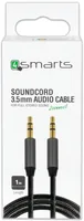 4smarts 4S468587 cavo audio 1 m 3.5mm Nero