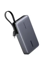 UGREEN PB551 20.000mAh 145W Powerbank 1x USB-C 1x USB-A 1x integriertes USB-C Kabel Display