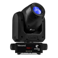BeamZ Moving Head Cobra 100 - Typ: Moving Head - Leuchtmittel: LED - Ausstattung: Prisma - DMX-fähig - Funktionen: Andere - Spot